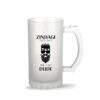 Customizable Beer/Juice Glass Mug Frosted 450ml display image zindgi is rude fir bhi hum dude quote luvecloset