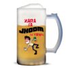 Customizable Beer/Juice Glass Mug Frosted 450ml display image zara sa jhoom lu mai luvecloset