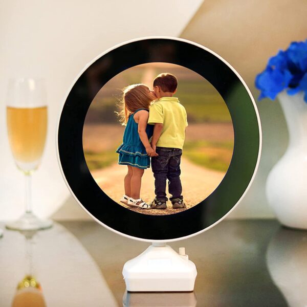 Customizable Photo Magic Mirror Cum Frame with LED Light kids image display