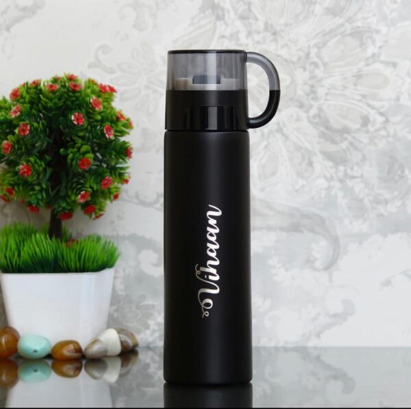Luvecloset Customized Name mug cap flask bottle thermos
