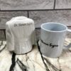 doctor pen stand for gift coat back side with mug