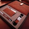 Luvecloset Customized 4in1 Brown Diary, Pen, Keychain, Card Holder Combo Set side image