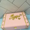 Leatherette Trunk box name printed love heart