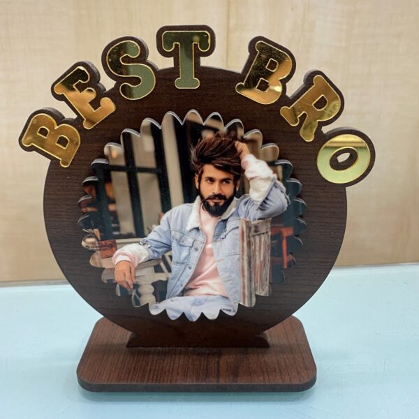 Best Brother Acrylic mdf wooden table top photo frame