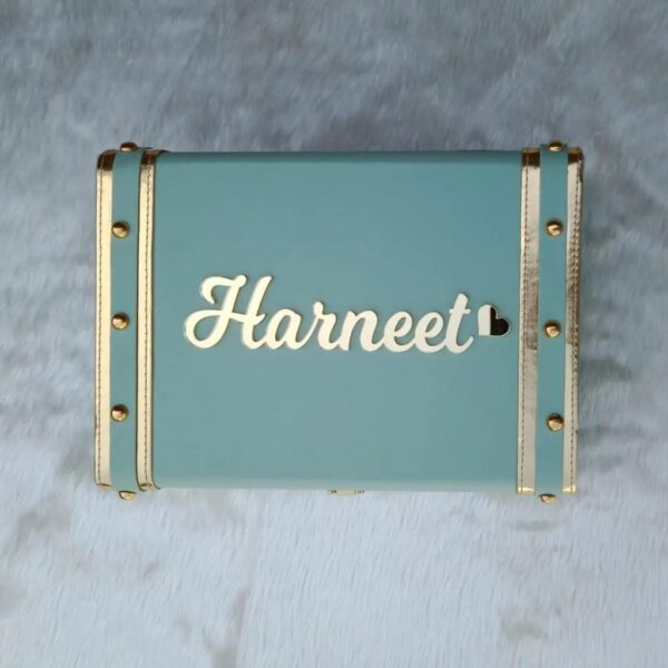 Leatherette Trunk box harneet name printed