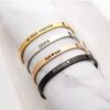 luvecloset customized name engraved on metal kada dummy wear