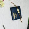Customized Name Engraved Full Rudraksha Rakhi Wallet Combo main image