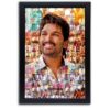 Customizable 8*12inch size Photo Frame main display image luvecloset men mosaic frame with black border